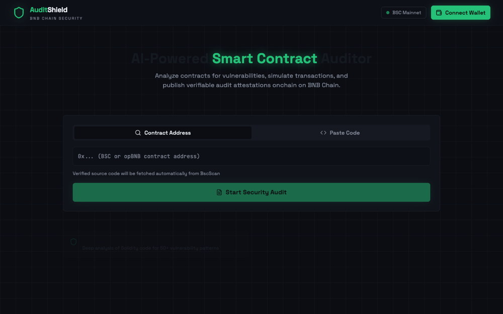AuditShield — AI contract auditor